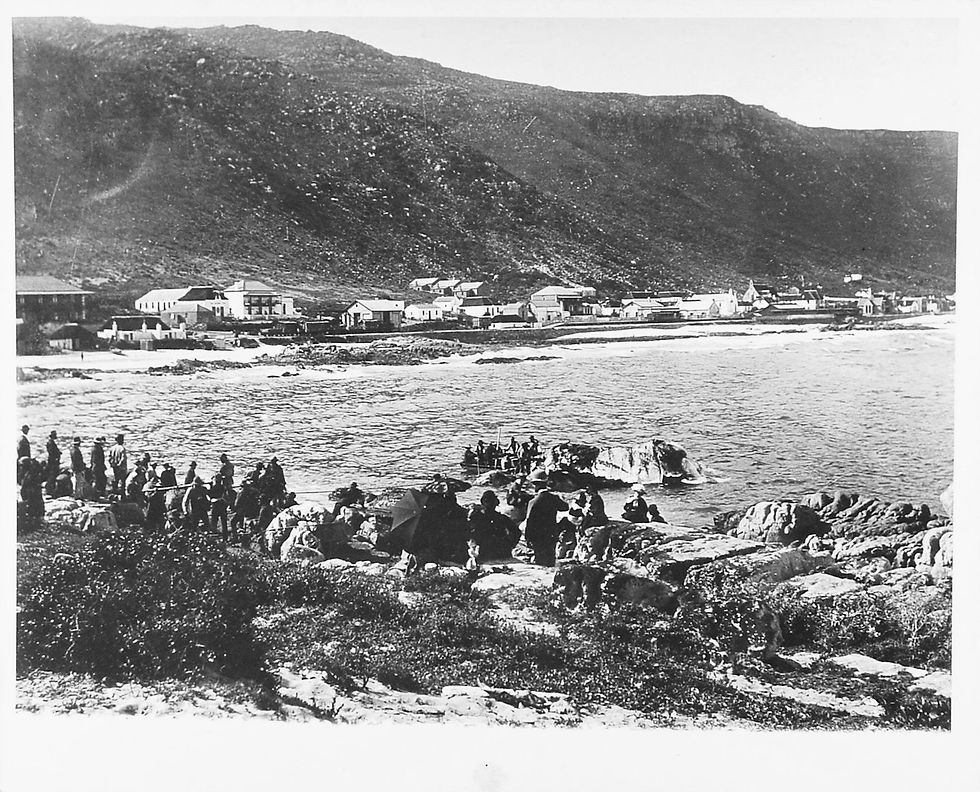 Kalk Bay in the early 19th century. Photo: Fish Hoek Valley Museum