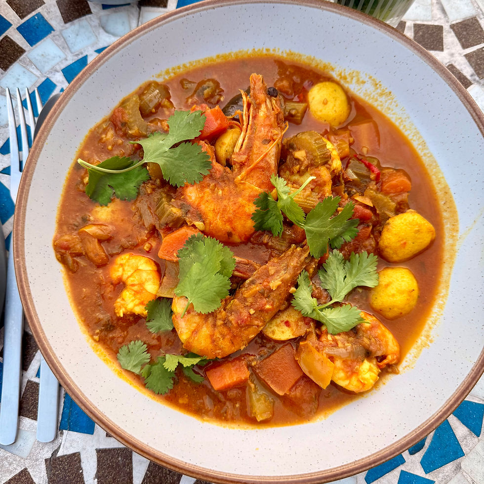Cape Malay seafood curry
