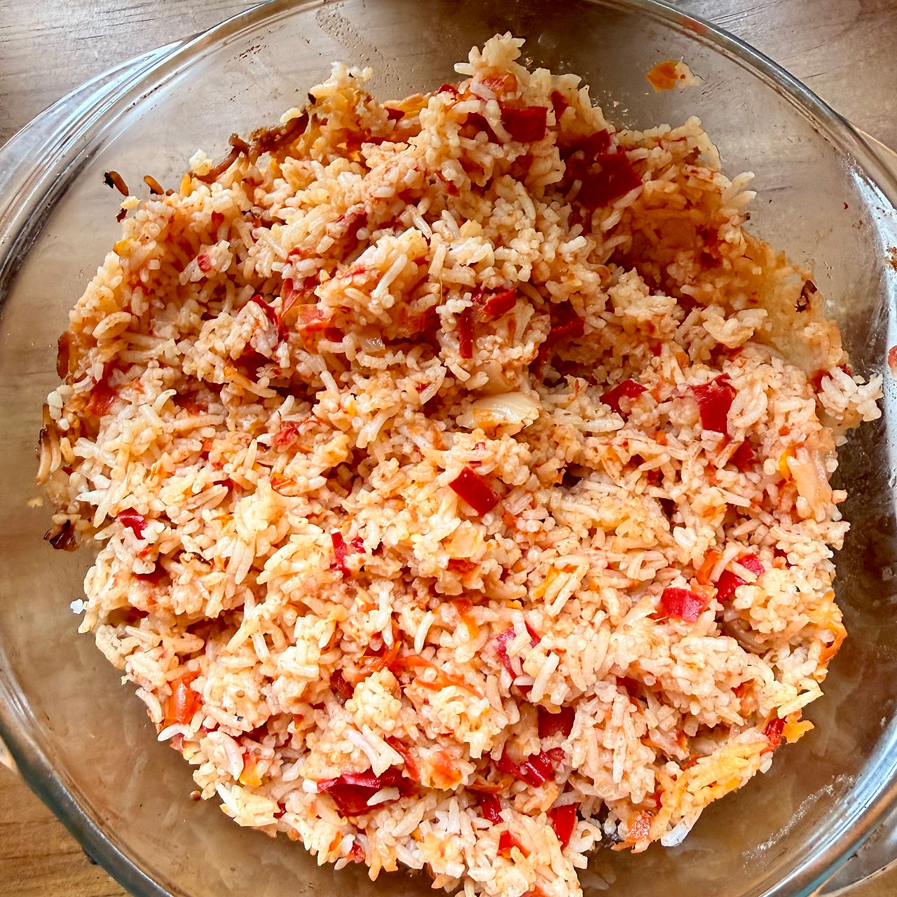The Thai sticky rice with chillies, shallots and spices