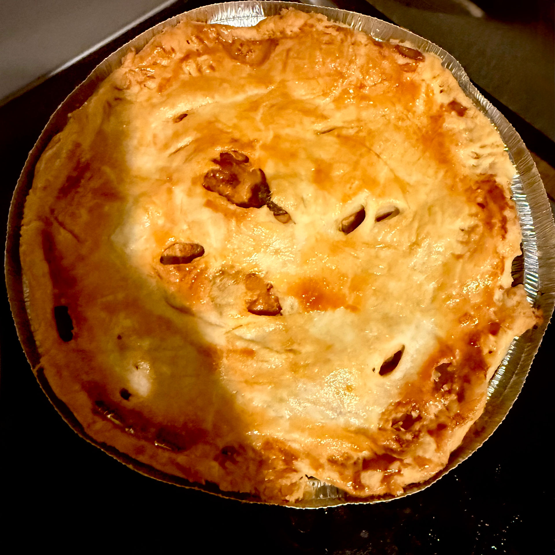 Bake until golden brown and then rest before serving