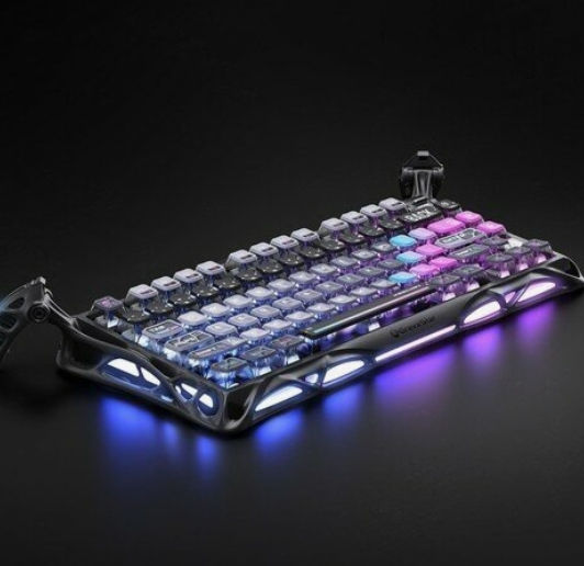 Küçük resim: GravaStar Mercury K1 Pro Mekanik RGB Kablosuz (Bluetooth) Oyuncu Gaming Klavye