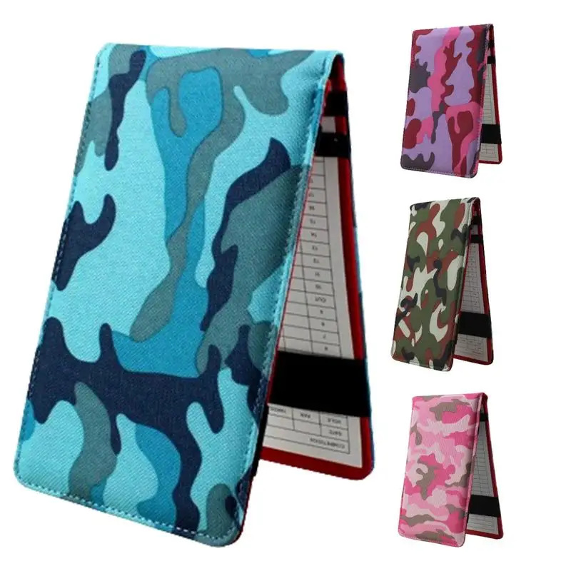 Thumbnail: Golf Scorecard Book Sports Card Holder Golf Score Book Pencil Golf Log Book Oxfo