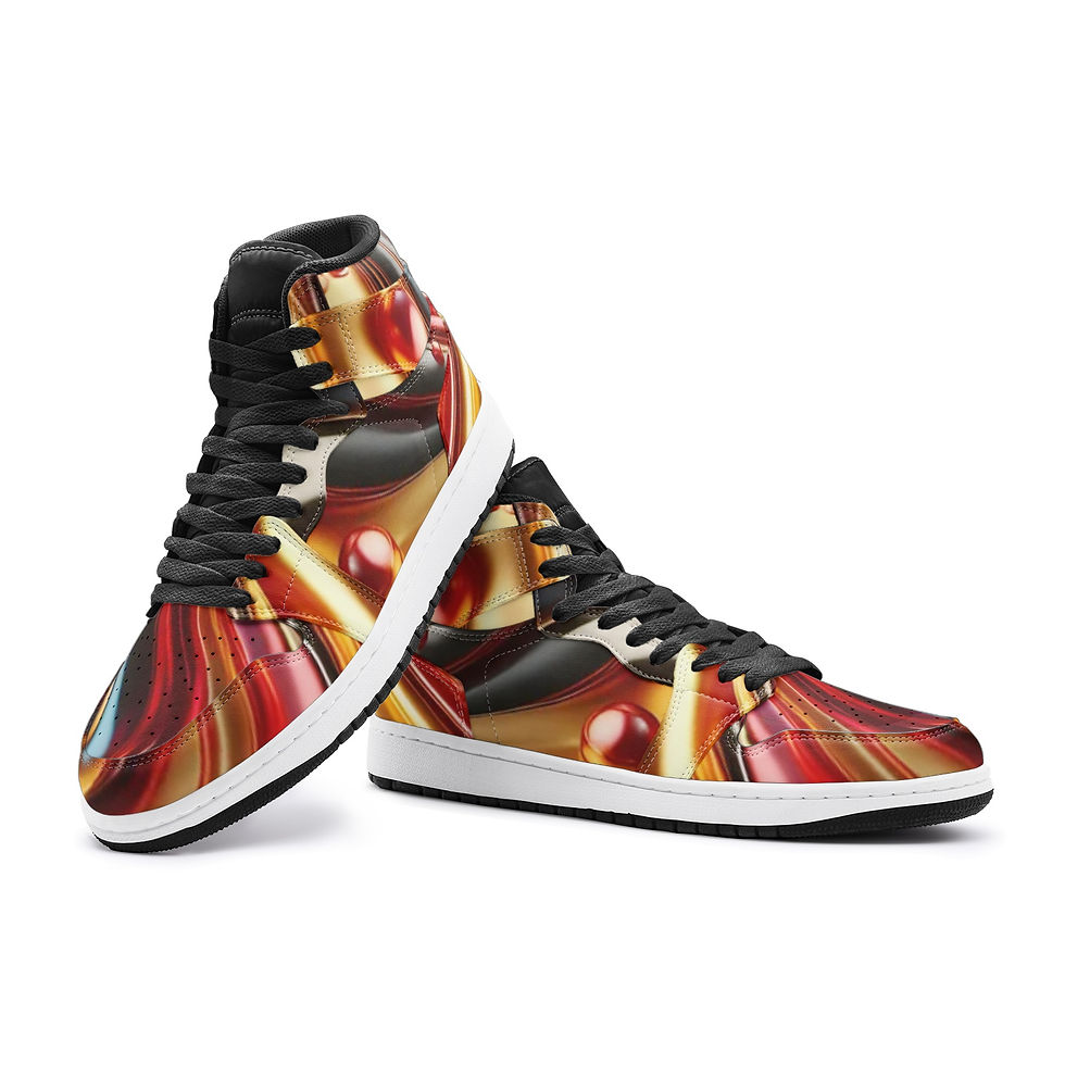 Thumbnail: Alternate view of Gsole GTA car-inspired high-top sneaker.