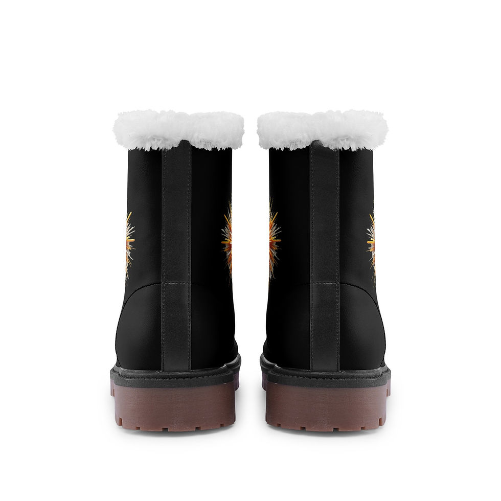 Thumbnail: Back view. Gsole Sunburst winter boot.