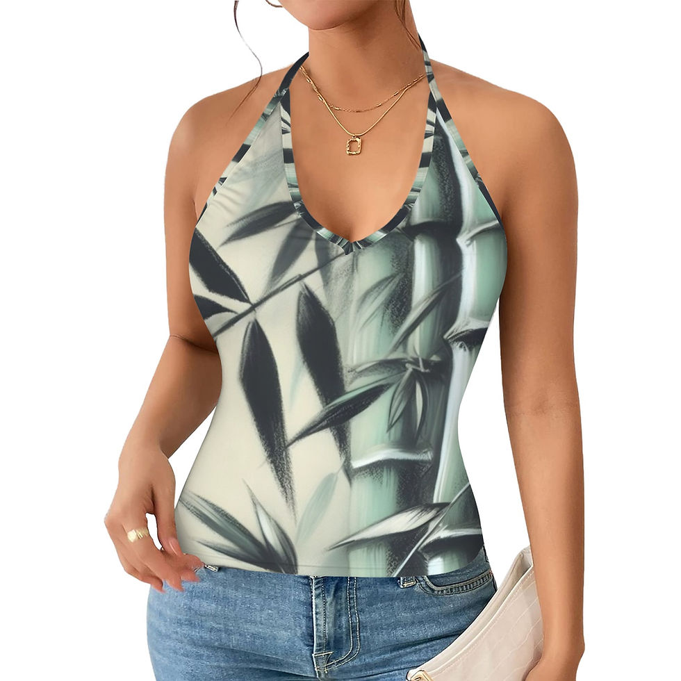 Gsole Bamboo Halter Top. $15.99. Elastic, 100% polyester