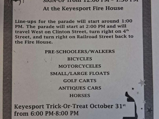 Keyesport Halloween Parade