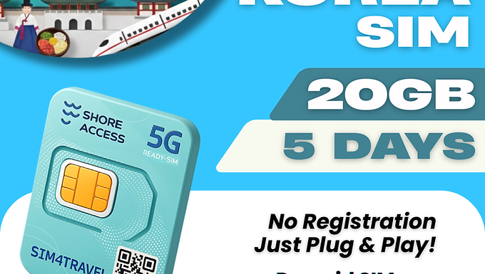 Korea 20GB 5 Days