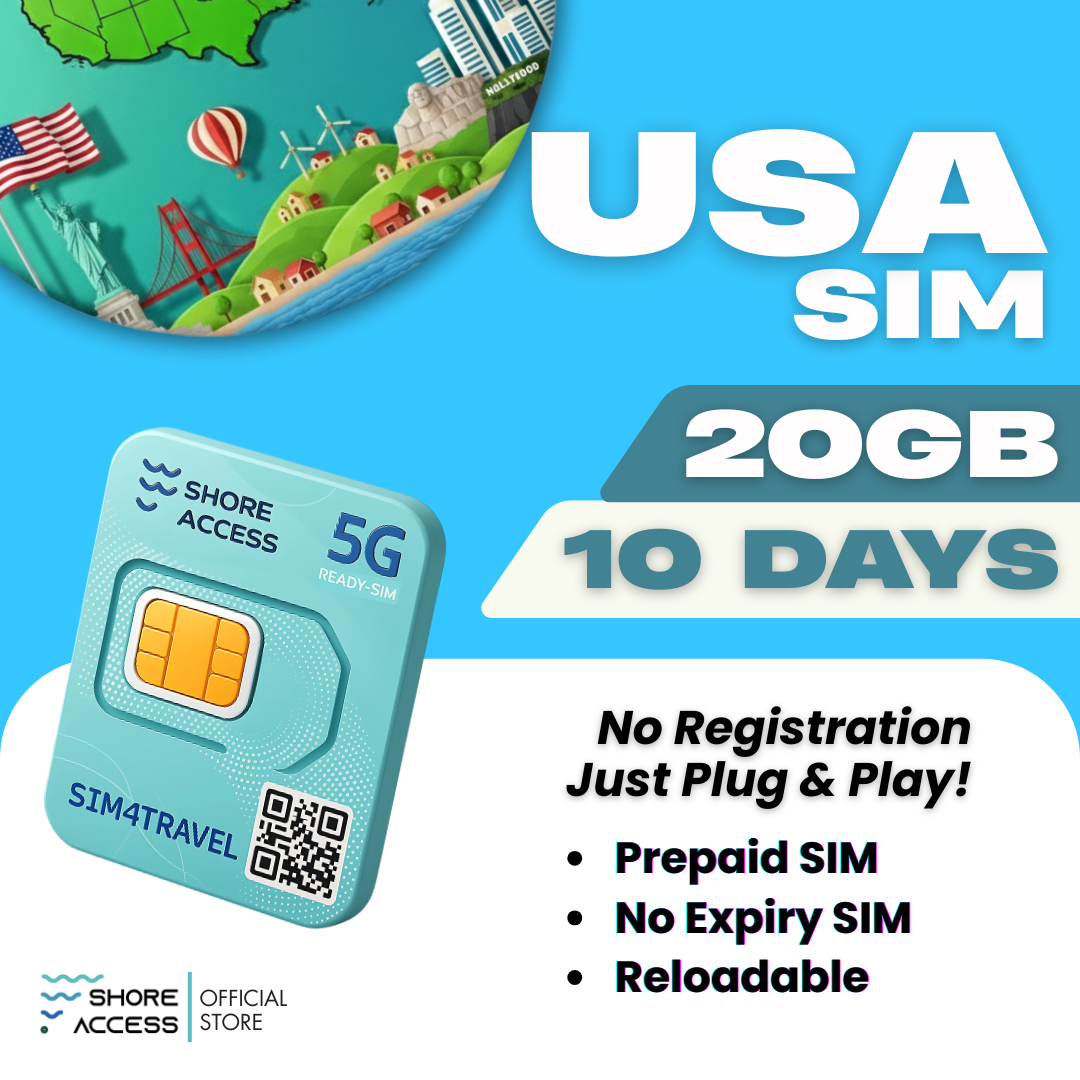 USA 20GB 10 Days