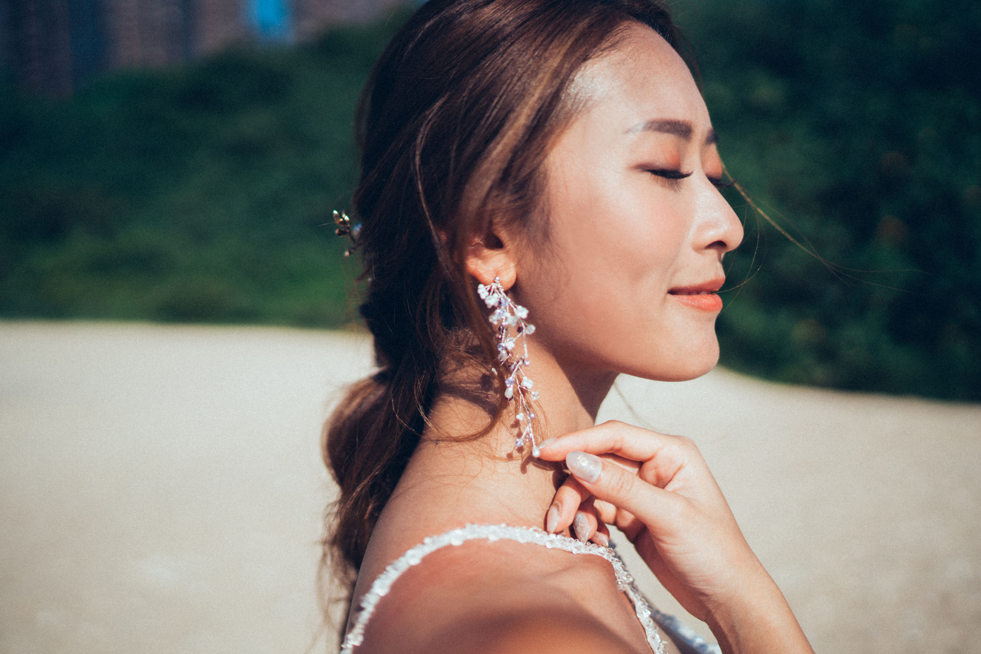 Myra earrings (Lavender version)