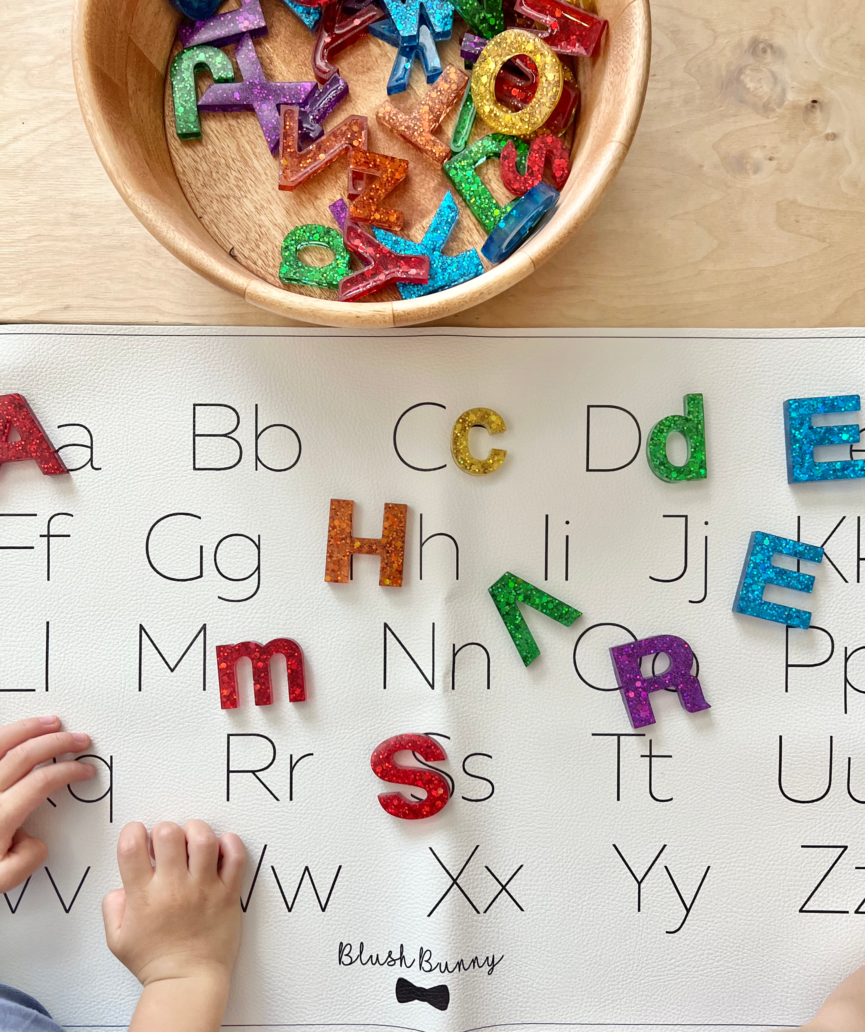 Resin Letter | Sharp Rainbow