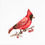 Thumbnail: Cardinal Bird Cross Stitch Kit