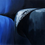 paysage, 2024,
huile sur bois, 
20 x 20 cm