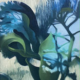 serre XIV, 2025,
huile sur toile, 
46 x 33 cm