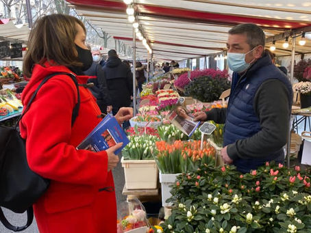 A la rencontre des habitants et des commerçants du marché du président Wilson 