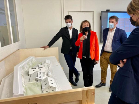 Visite de la future Cité du Théâtre dans les ateliers de l’Opéra de Paris, boulevard Berthier