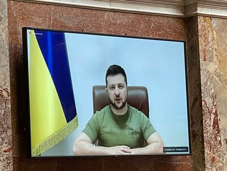 Allocution du président ukrainien devant le Parlement