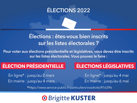 nscriptions sur les listes électorales