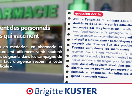 Épuisement des personnels soignants qui vaccinent