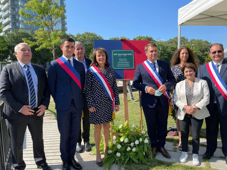 Inauguration du jardin Hans et Sophie Scholl