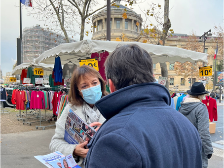 À la rencontre des habitants sur le marché du Président Wilson