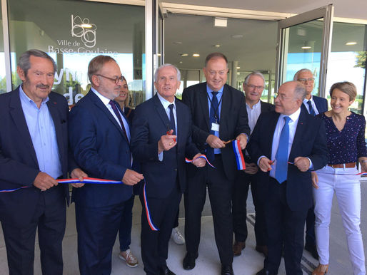 Inauguration ce matin du gymnase de la Chesnaie à Basse-Goulaine