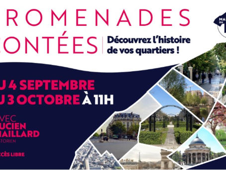 Promenades contées des quartiers Courcelles-Wagram et Ternes– Maillot
