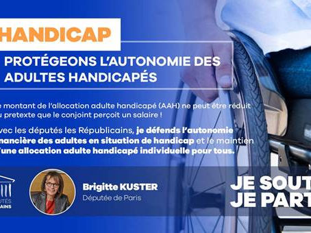 Handicap : nouveau rendez-vous manqué de la majorité gouvernementale 