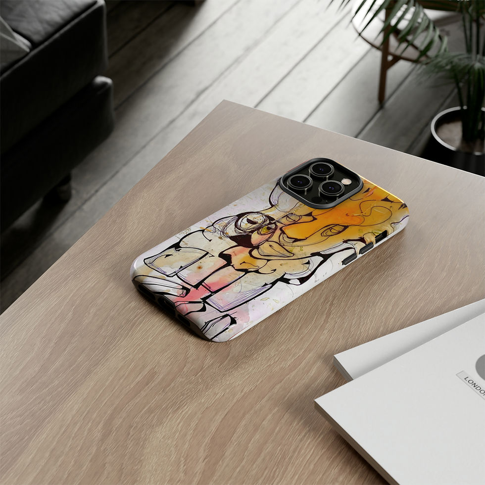 Custom phone case by artist HiCoup