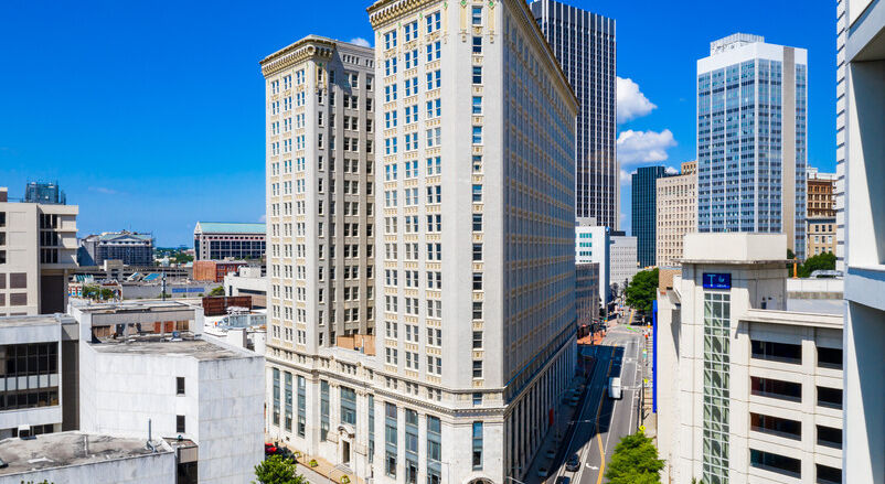 Hurt Plaza exterior