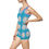 Thumbnail: One Piece Vintage Swimsuit- Turquiose - The Savy Bohemian-