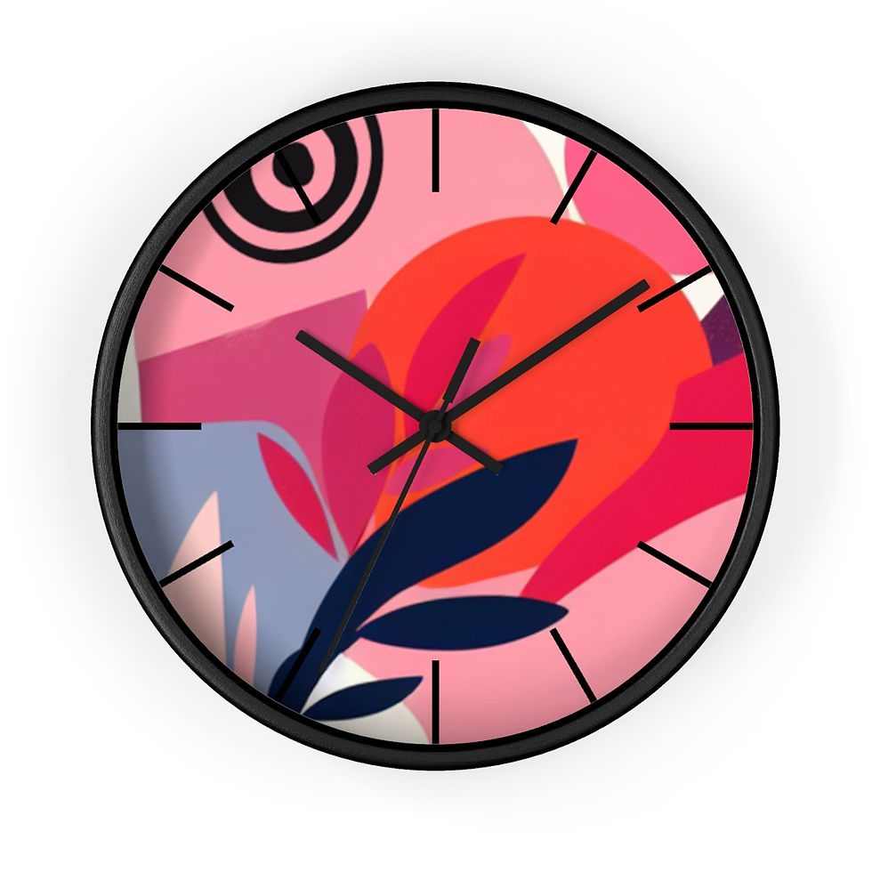 Thumbnail: 10" Wall Clock- Nature-Design by Olivia