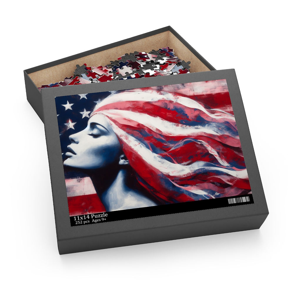 Thumbnail: Savy Bohemian American Jigsaw Puzzle (120, 252, 500-Piece)