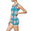 Thumbnail: One Piece Vintage Swimsuit- Turquiose - The Savy Bohemian-