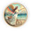 Thumbnail: Wall Clock-Angel Riding a Bike by the Ocean