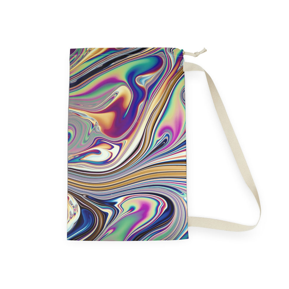 Marbalized Laundry Bag with Merlin