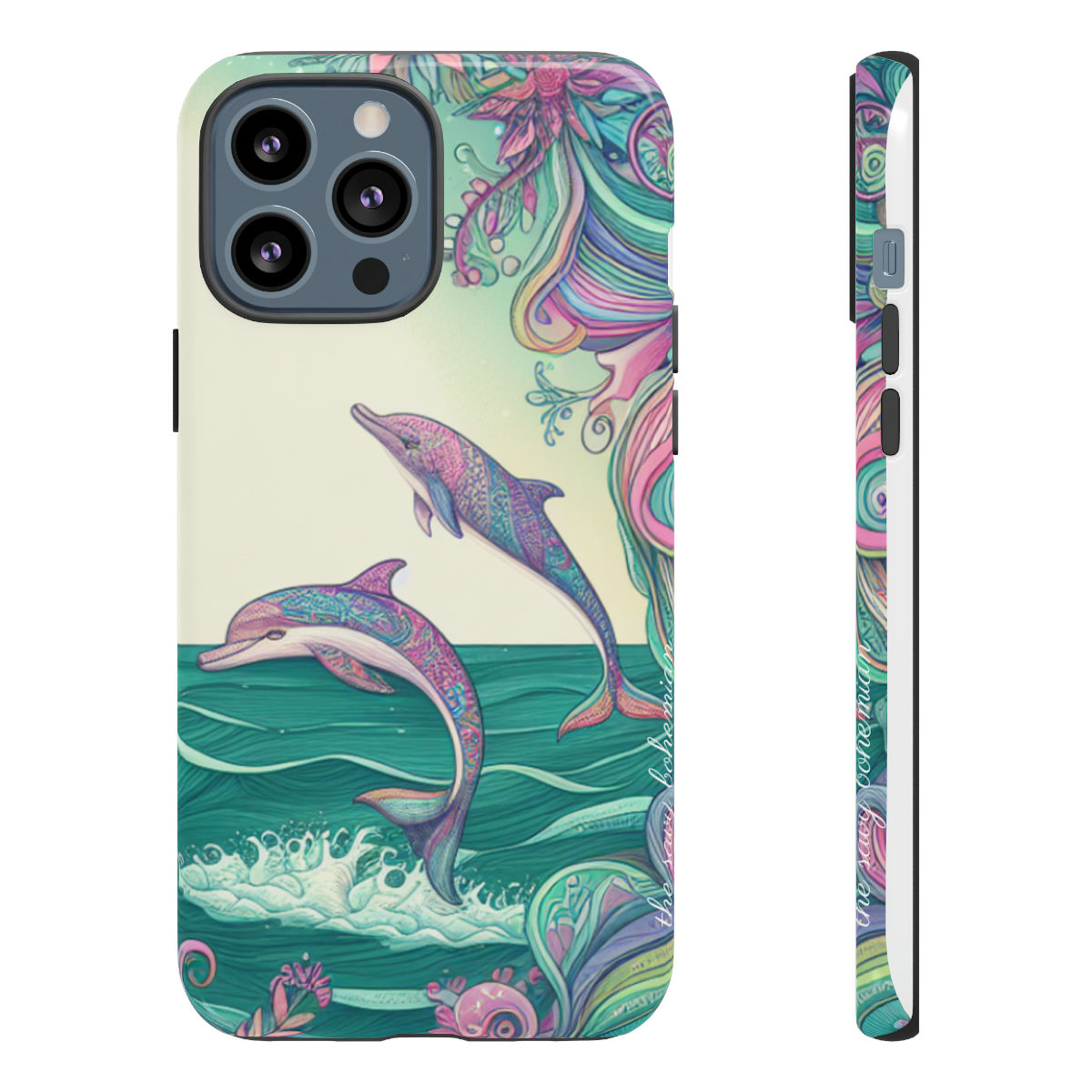 Dolphins - iPhone 15, Samsung 23, Pixel All Size Phone Cases 