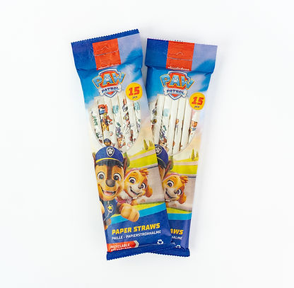 Paw Patrol straws by Dolea