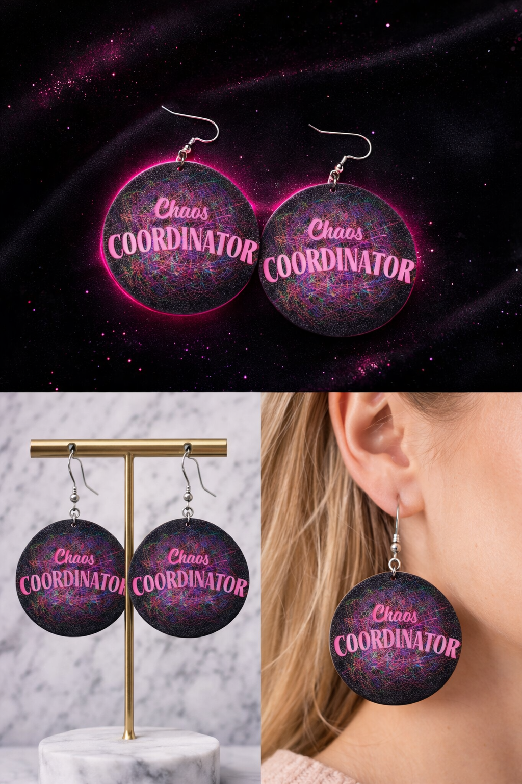 Chaos Coordinator Earrings