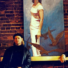 Claude Marquis expressive figurative painting contemporary art Canada