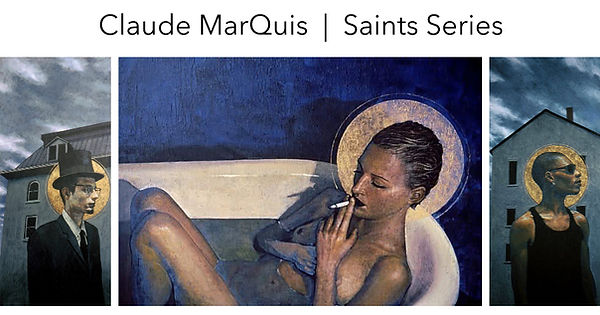 Claude Marquis Saints painting series Ottawa 2001