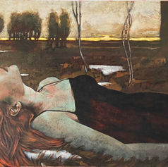 Claude Marquis acrylic artwork, Rigor Mortis series, multidisciplinary artist, Ottawa exhibitions, General Malaise, The PepTides