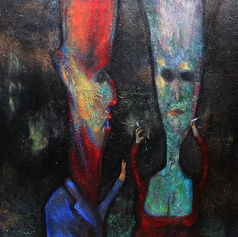 Claude Marquis contemporary art painting expressive figurative style