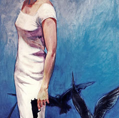 painting by Canadian artist Claude Marquis contemporary figurative artwork