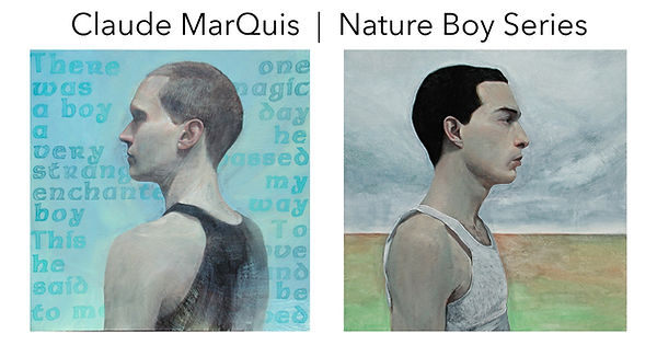 Claude Marquis Nature Boy painting series Ottawa 2003