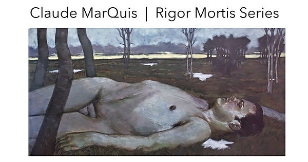 Claude Marquis Rigor Mortis painting series Ottawa 2000