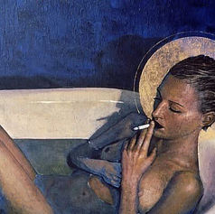 Claude Marquis contemporary painter Ottawa Canada Saints painting