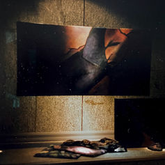 Male portrait paintings from Teflon Father series exhibited at Holt Renfrew