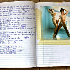 Lyric book image for The PepTides song “For Those Who Hate to Sing and Whistle” from For Those Who Hate Human Interaction, photography by Claude Marquis