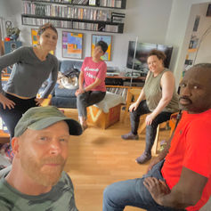 The PepTides rehearsing for Nature Cruise of the Century album launch