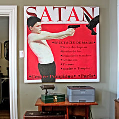Claude Marquis Satan painting from the Satan series by Ottawa artist Claude Marquis.